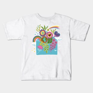 Peace Message Kids T-Shirt